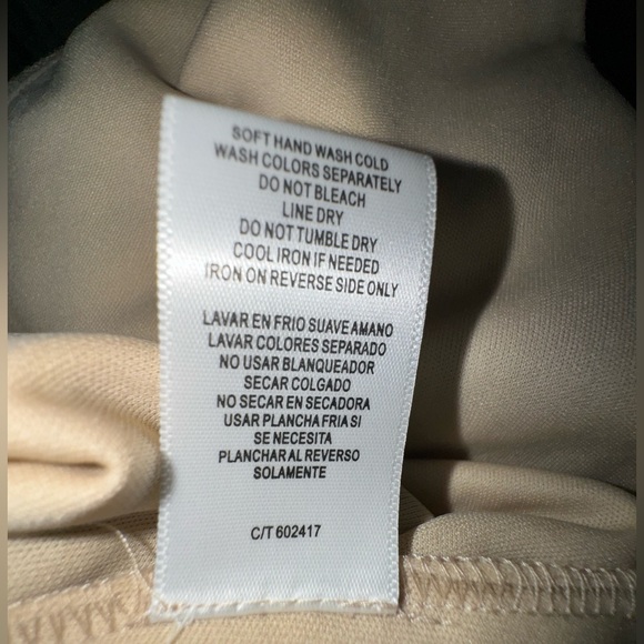 Danny and Nicole nude dress with Blue overlay lace floral design size 10 - Picture 7 of 10